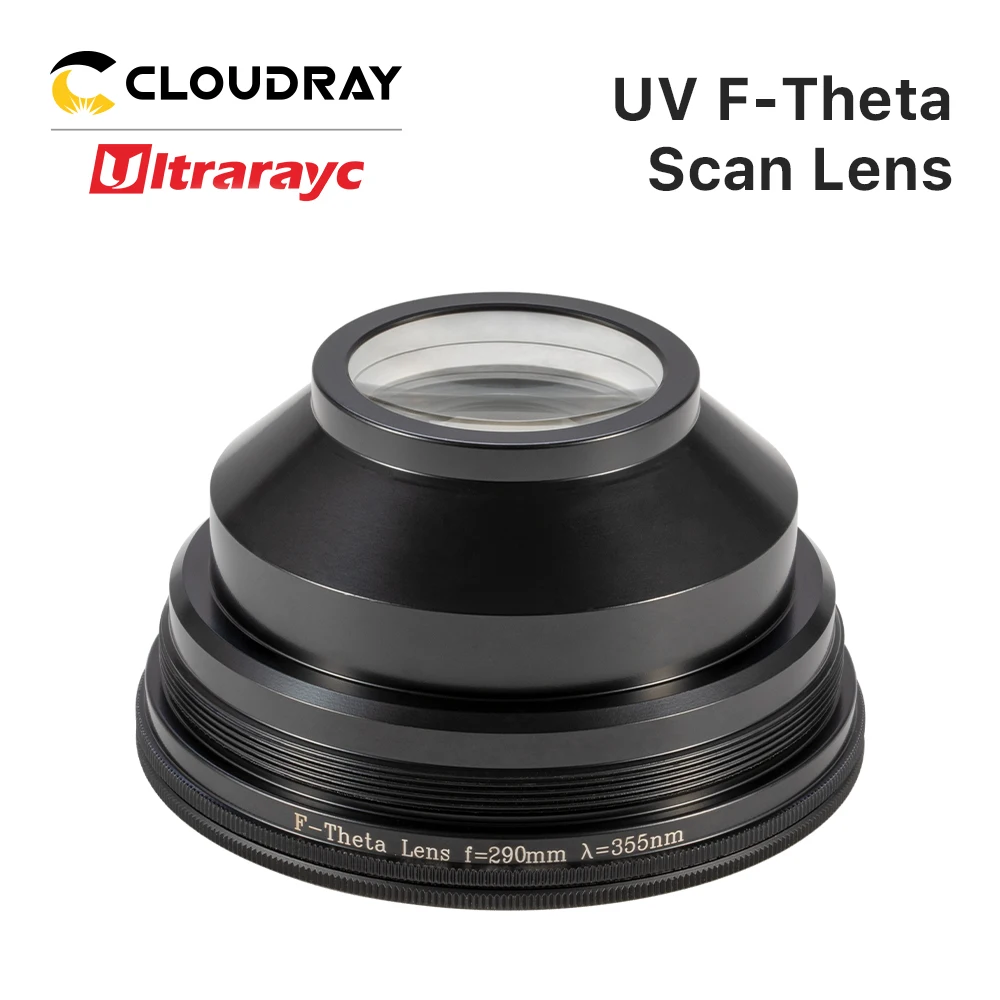 Ultraray UV F-theta Lens 355nm Focus Lens Laser F100-F840 M85 Scan Field 70x70-300x300mm 8CA for YAG Fiber Laser Galvo System