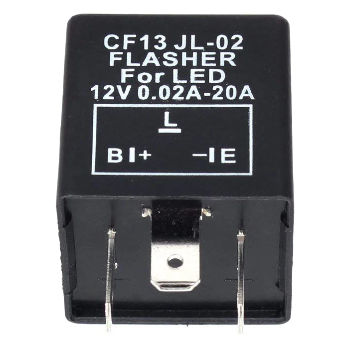 Car 3-Pin CF-13 Electronic LED 12V Flasher Relay Fix For Turn Signal Blinker