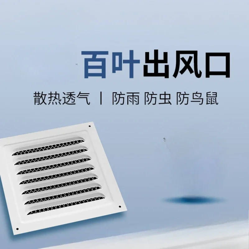 Stainless steel Air Vent Ventilator Grille Undereave Under eave Louvers Copper Ventilation rain proof heat dissipation filter