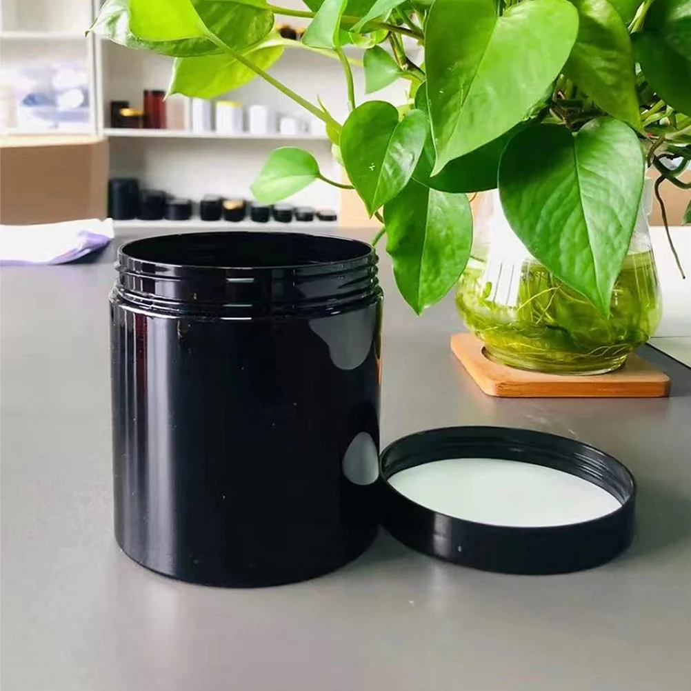 

10Pcs Pet Bottles 500ml Leak Proof Empty Cream Lotion Containers Makeup Storage Holders Facial Cream Jars for Skincare