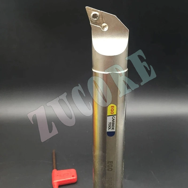 EGO المضادة للاهتزاز الصلب بار S16N/M-SDQCR11 S20Q-SDQCR11 أدوات مخرطة معدنية القاطع أربور حامل المسمار ل تيار مستمر ** 11T3 * حامل السكاكين