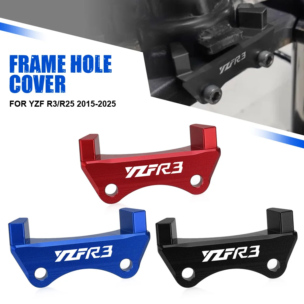 

For YAMAHA YZF R3/R25 2015-2024 2025 YZFR3 YZFR25 YZF-R3 YZF-R25 Motorcycle Aluminium Steering Limiter Blocks Direction Stopper