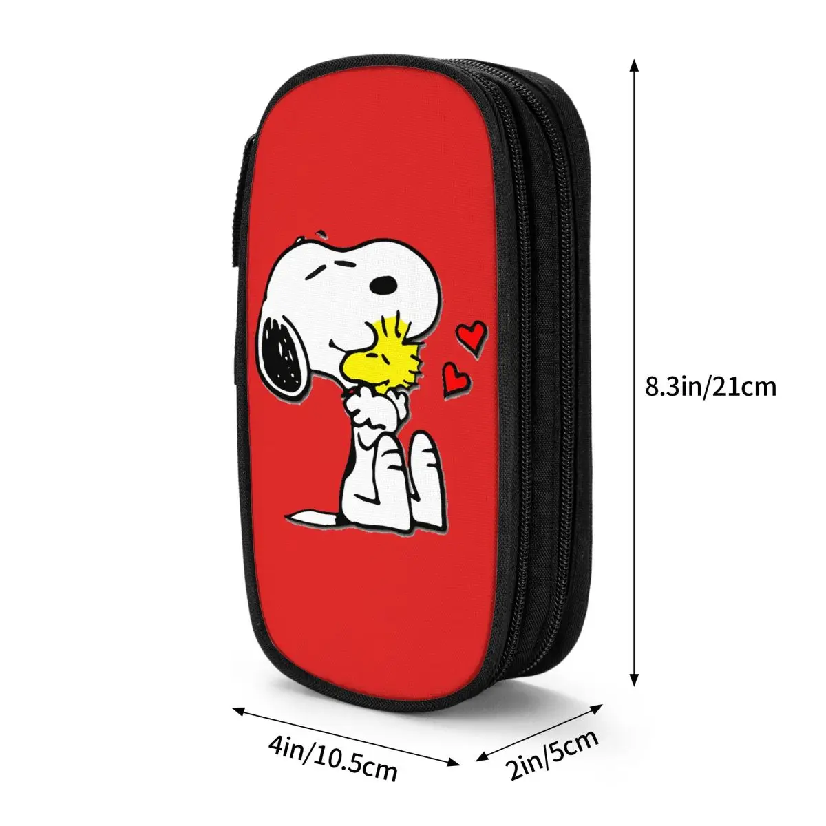 Cartoon Snoopy Peanuts Comics Accessories Pen Box Large Capacity School Accessories Pencil Bag Gift