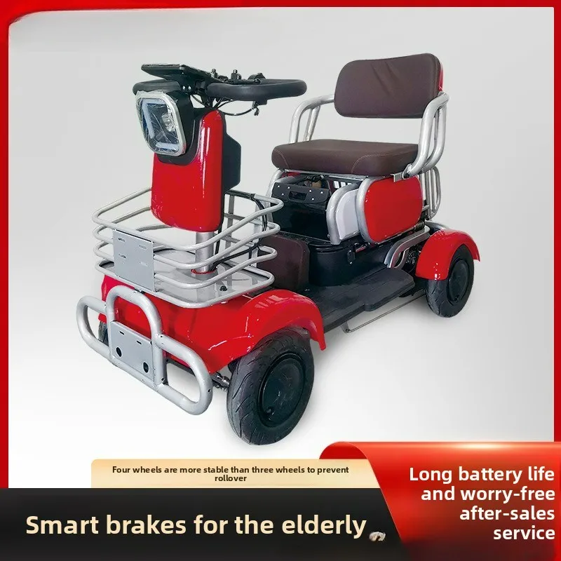 Electric Scooter for The Elderly 600w 20ah Small Four-wheeler Disabled Electric Vehicle