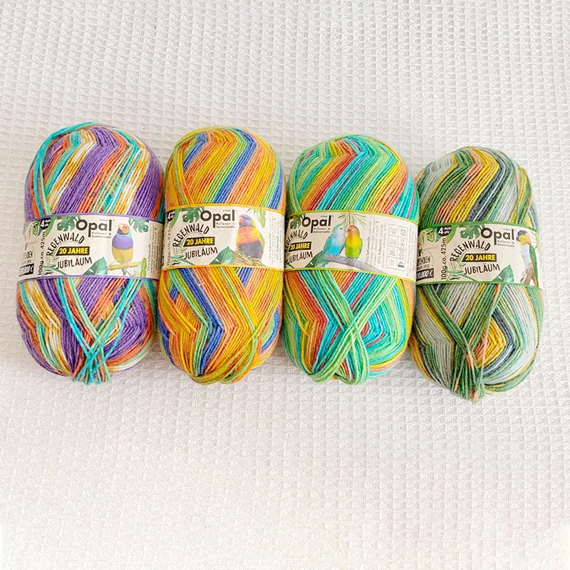 1*100g ball Opal  75% wool, 25% polyamide/ Nylon  socks knitting yarn