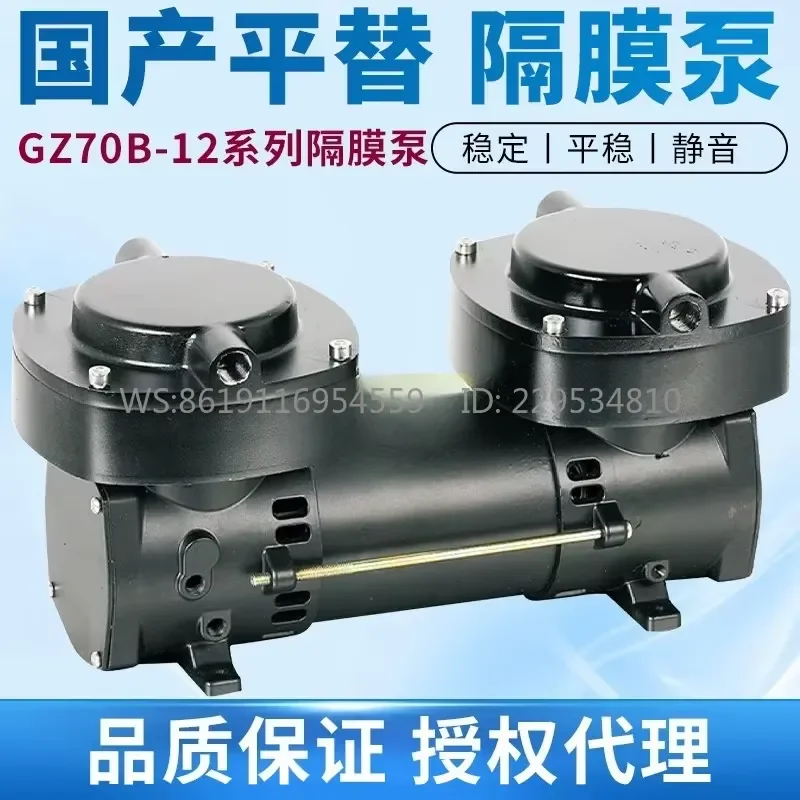 Vacuum pump Diaphragm pump Sampling pump GZ70B-12, DC 12V 24V, replace imported