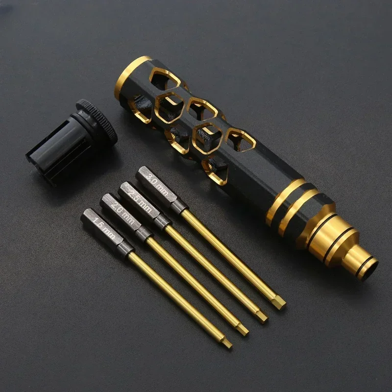 4 in 1 Hexagon Head Screw Driver Screw Driver Hex ScrewDriver Tools Set Kit RC Helicopter Car Supplies H1.5 H2.0 H2.5 H3.0