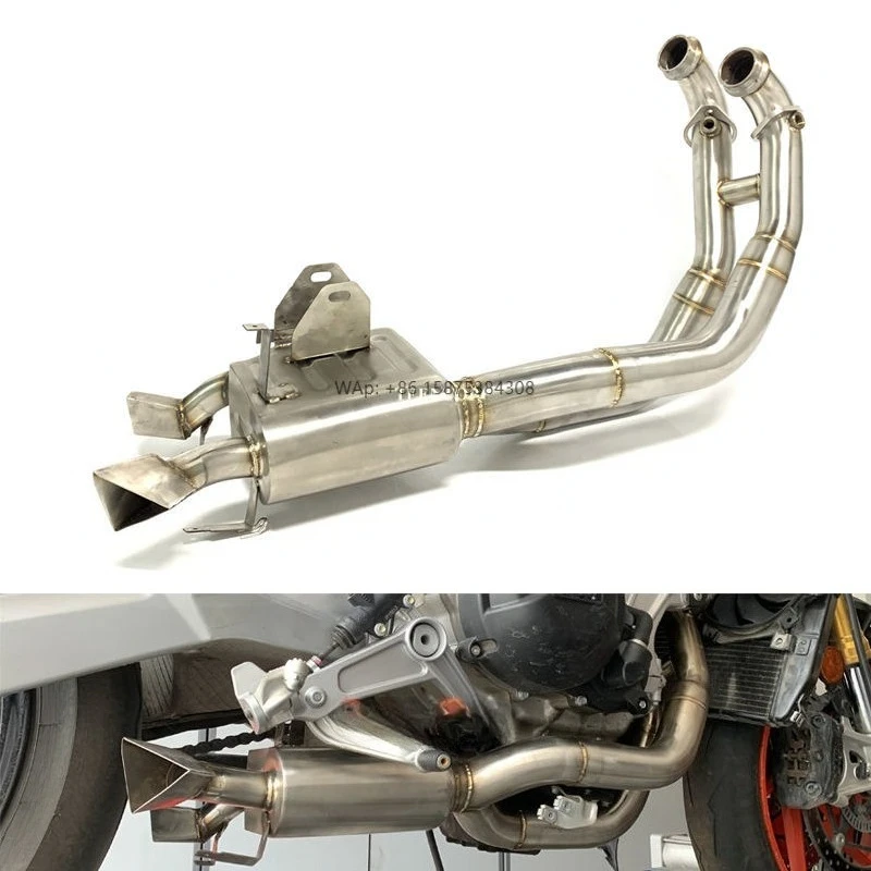 RS660 Under Bike Exhaust System SUS Exhaust Pipe for RS660 Tuono 660 Motorcycle Full Exhaust System
