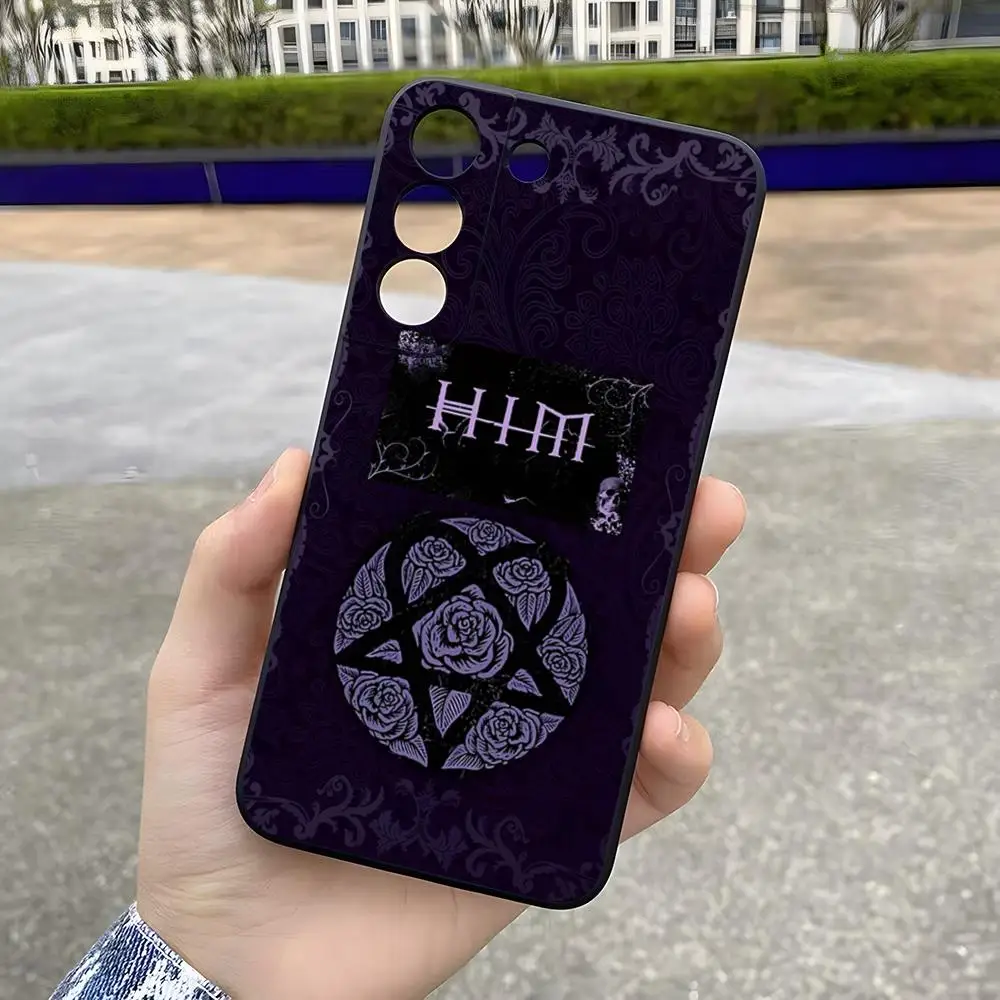 Him Ornate Heartagram Phone Case For Samsung S26 S25 Ultra S24 S22 S23 Fe S21 A17 A37 A57 A54 A34 A16 A53 Back Cover