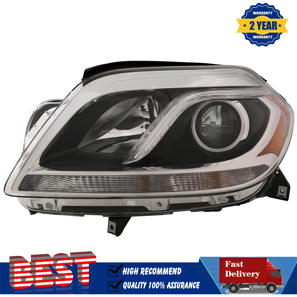 

1PC Left / Right Headlight For Mercedes-Benz 2013-2016 GL350 GL450 GL550 GL63 CAPA Driver Headlamp