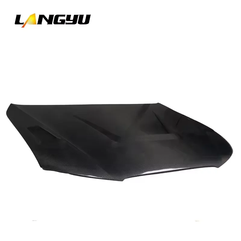 Langyu 2013-2016 Car Accessories Front Bonnet Carbon Fiber Engine Cover For Audi A4 S4 RS4 B8.5 Sedan LY Style Engine Hood