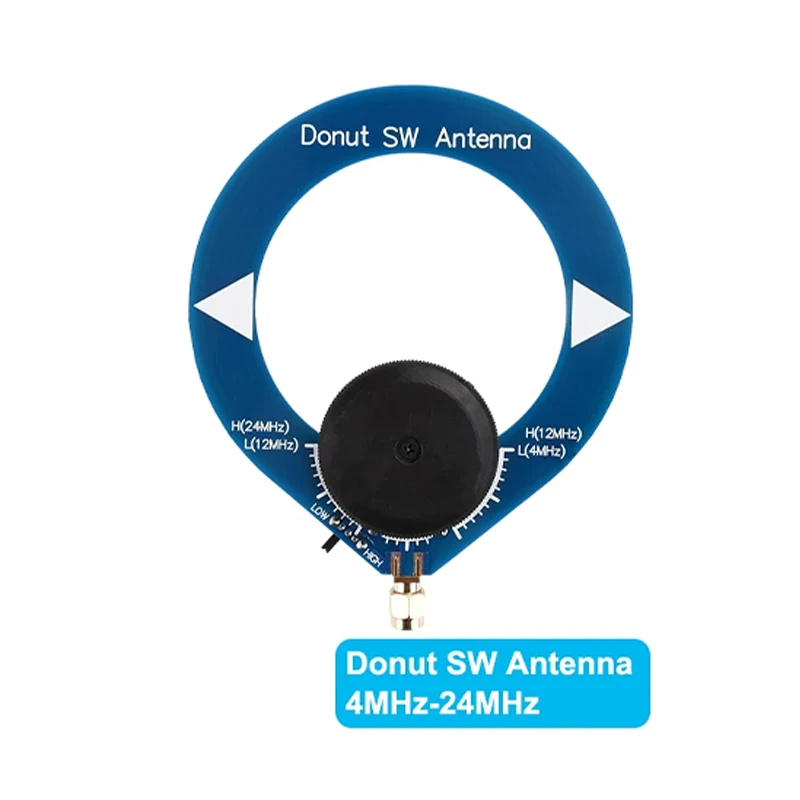 Módulo de antena Donut SW Antena de onda corta AM Antena de onda media Antena de recepción de banda ancha Mini módulo de antena de bucle HAM