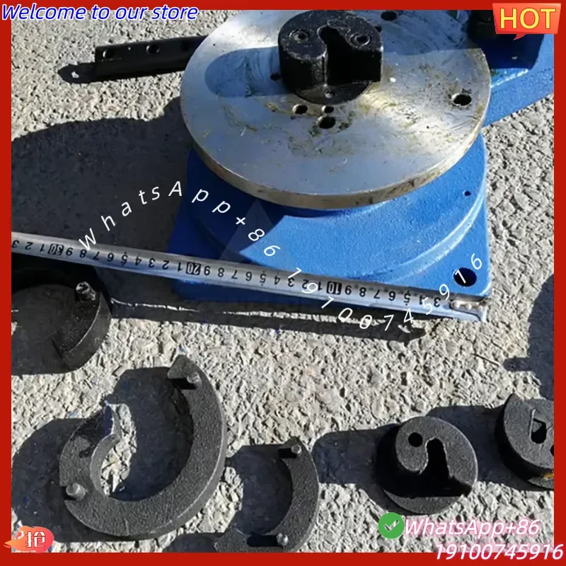 2026 Manual Scroll Bender Machine for Decorative Metal Work with Interchangeable Dies
