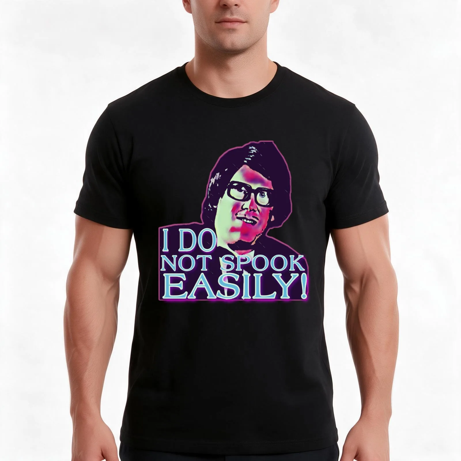 Kinky John Fowler T-Shirt, Summer Casual Cotton Tee, Oversized Streetwear Tops, Vintage Graphic Print, Loose Fit Short Sleeve