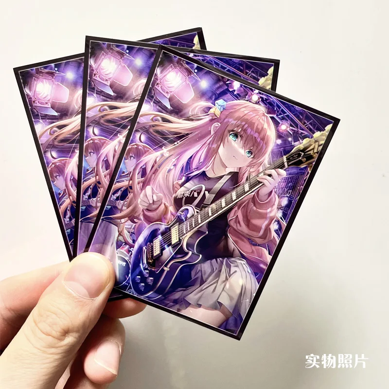 60Pcs/set BOCCHI THE ROCK! Gotoh Hitori Card sleeve PTCG Anime Game Collection Card Protective Cover Gift Toys 67X92mm