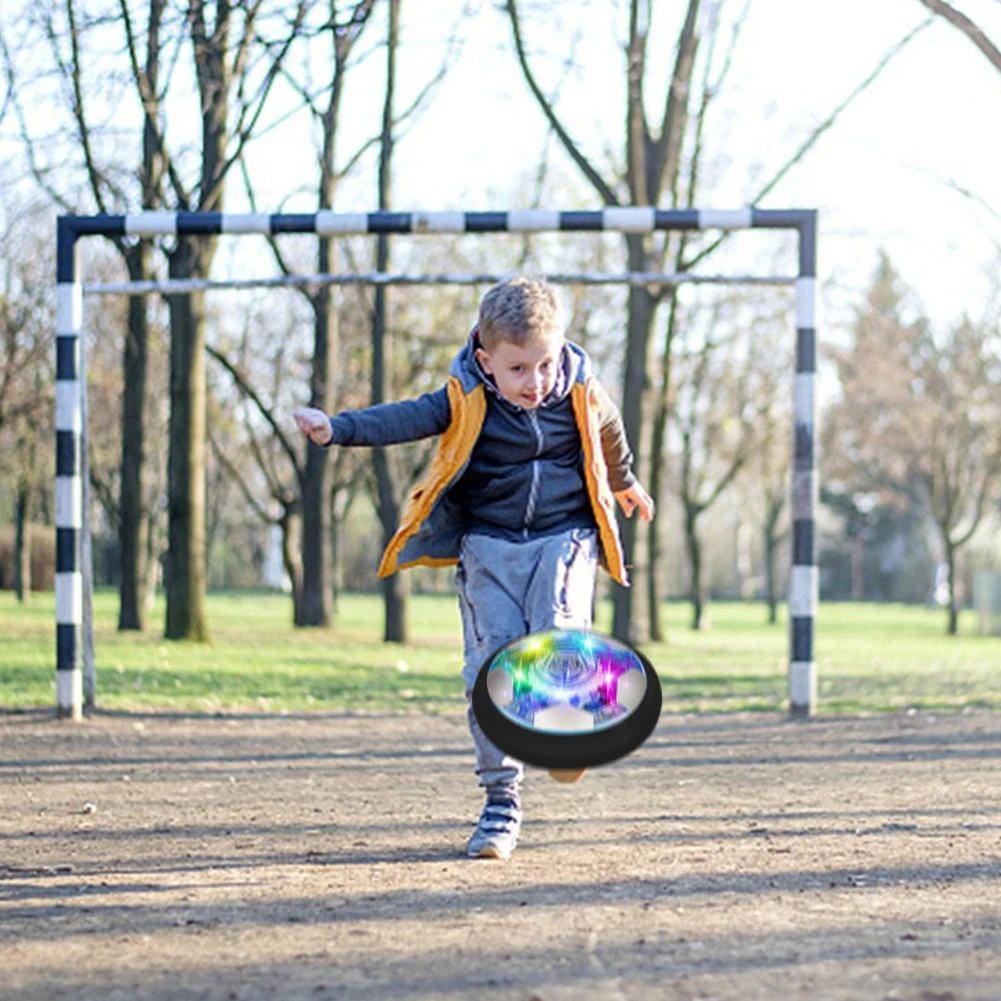 Zawieszona piłka nożna 18 cm, zabawka, światło, ładowanie USB, elektryczna, unosząca się piłka nożna, interaktywna piłka do pływania w pomieszczeniach, prezenty, zabawki dla chłopców.