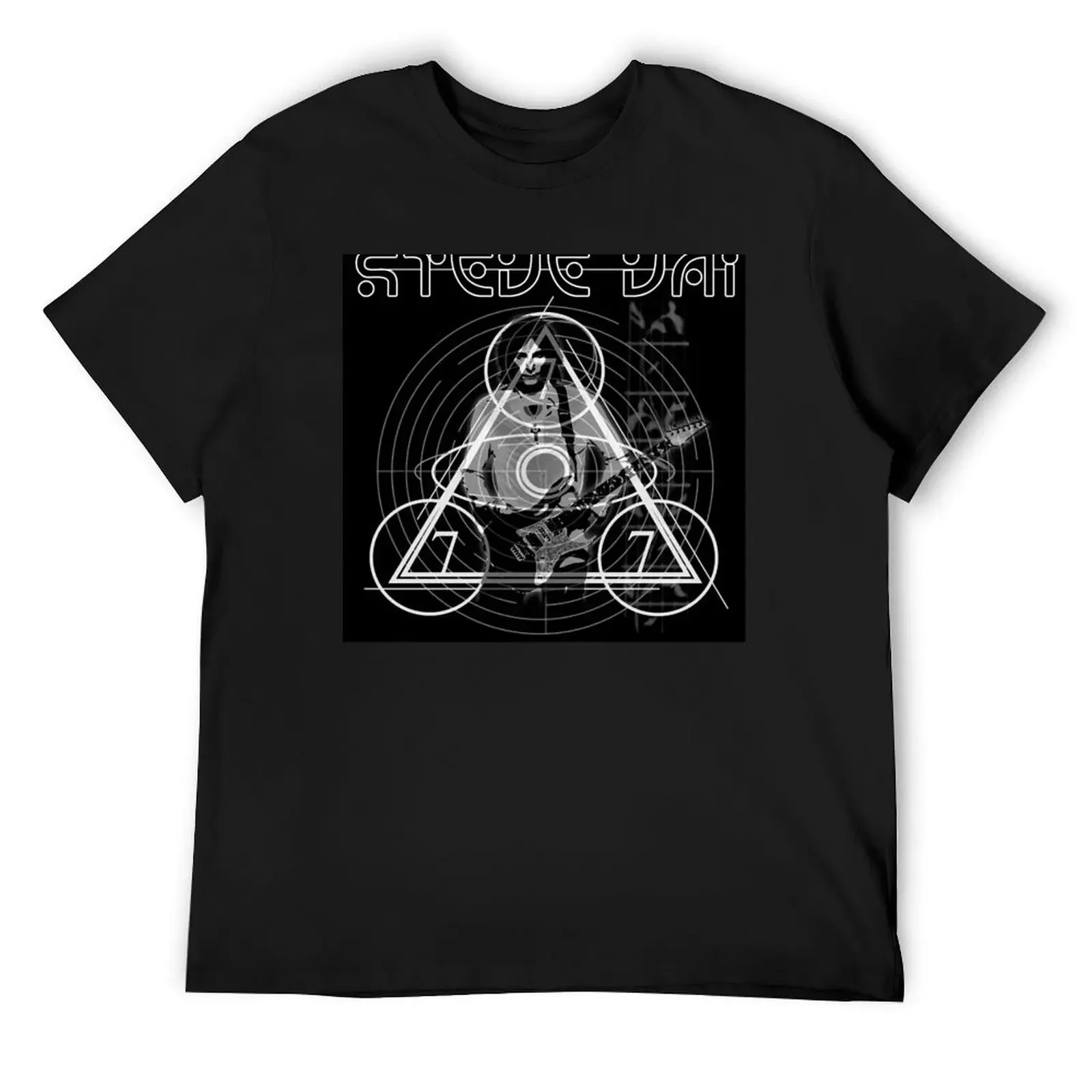 Steve Music Logo band Vai Tour T-Shirt plus size clothes for a boy rapper graphic tees plus sizes heavy weight t shirts for men