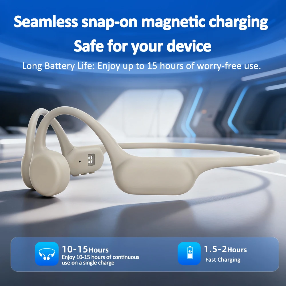 Bone Conduction Hearing Aid for Elderly-Wireless Digital Sound Amplifier Noise Reduction Rehabilitation Therapy Supplies