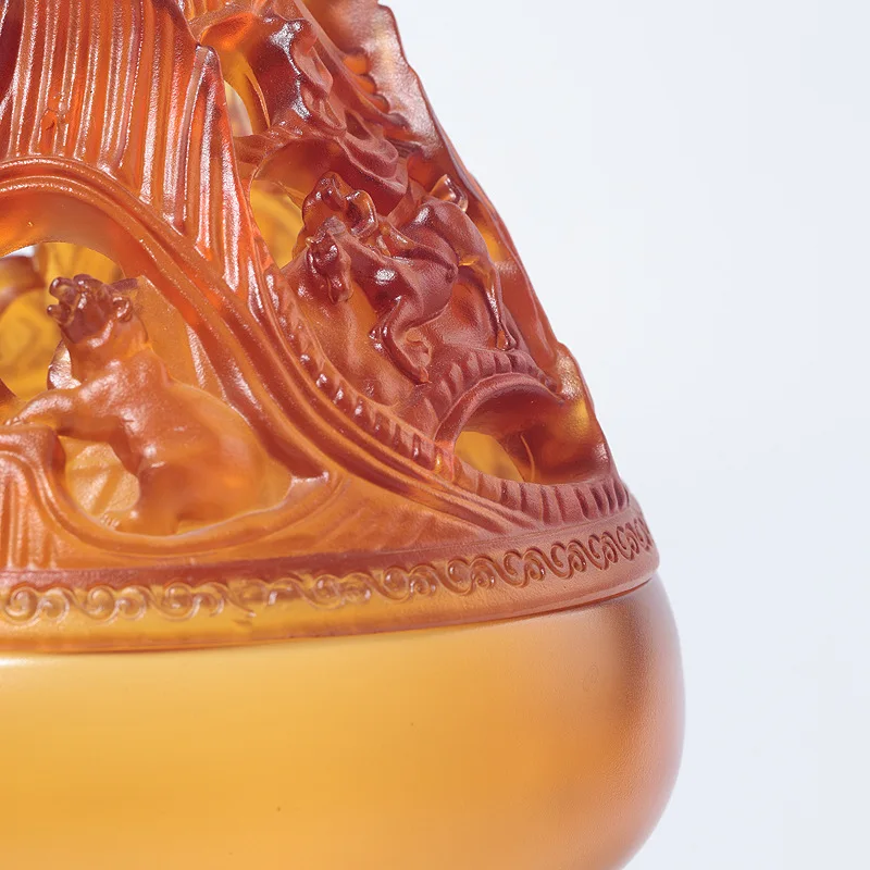 Boshan incense burner, glazed Boshan burner, sunken sandalwood burner, incense road tool, incense seal disc incense, household i