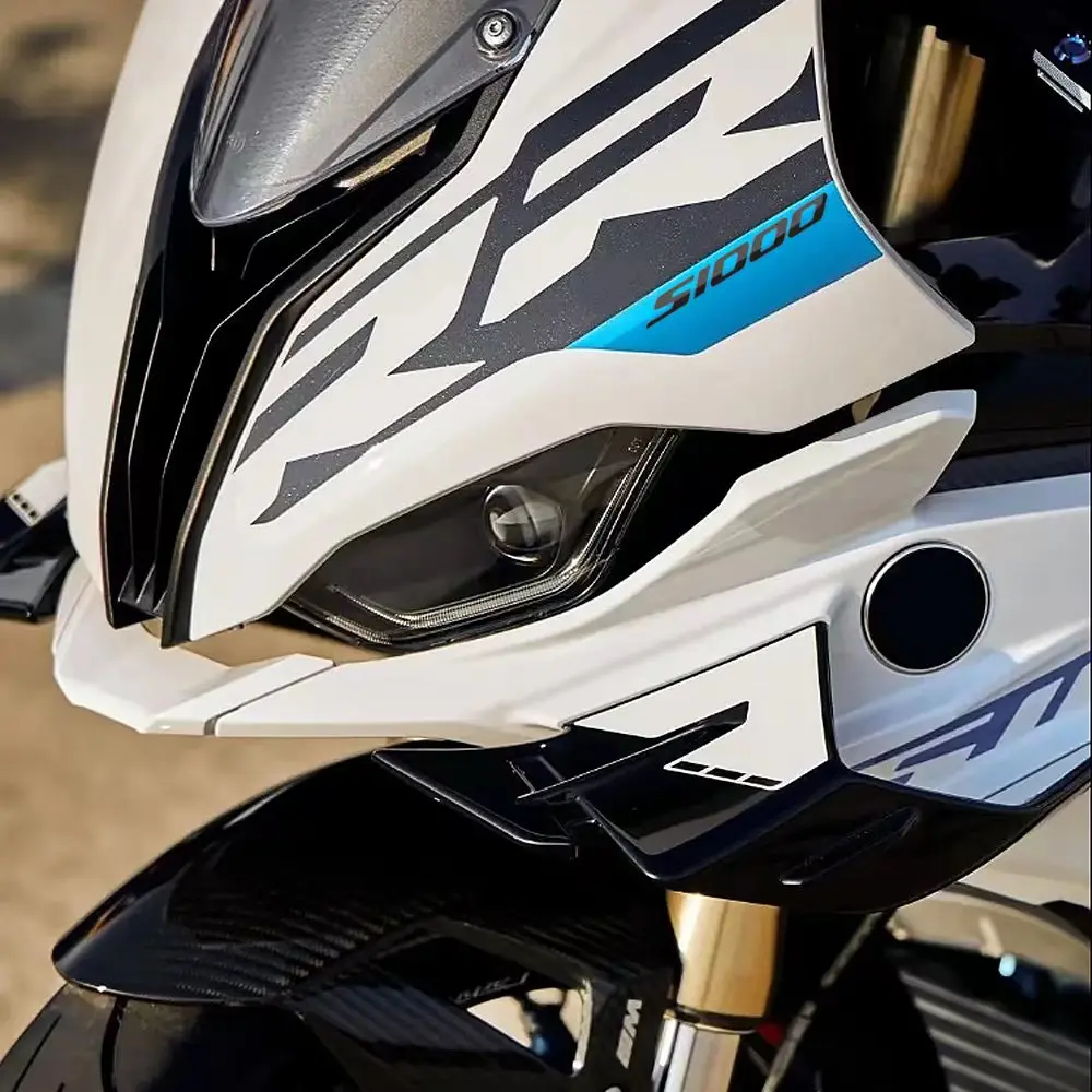 Motocicleta cabeça carenagem adesivo para BMW, Motorrad S1000RR 2019-2023