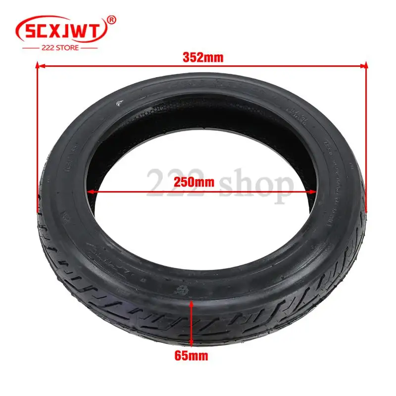 14 بوصة عالية الجودة 14x2.50 إطارات دون أنابيب 2.50-10 إطار مفرغ مناسب لقطع غيار إطارات الدراجات الكهربائية