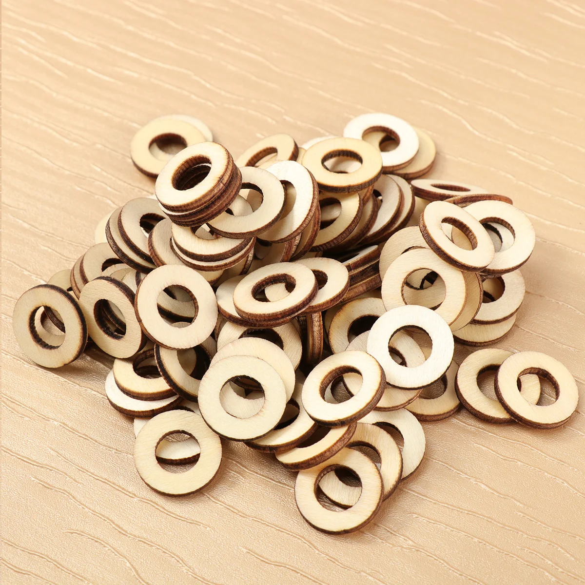 Craft Linking Rings DIY Decor Wooden Embroidery Hoops Bamboo Scrapbooking Embellishments