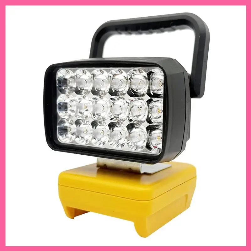 

HOT-18 LED Work Light Torch Flashlight Lantern Camping Emergency Lighting For 18V 20V Li- Battery DCB183 18 Beads