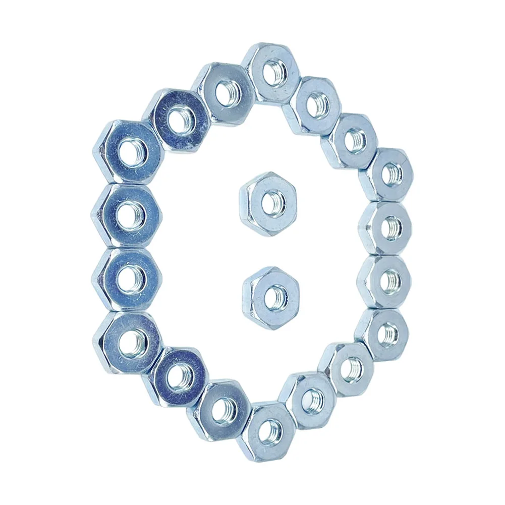 Silver Guide Plate Nut Power Tool Part Sprocket Cover Bolt Metal Guide Bar Nut Plated Finish Tool-free Installation