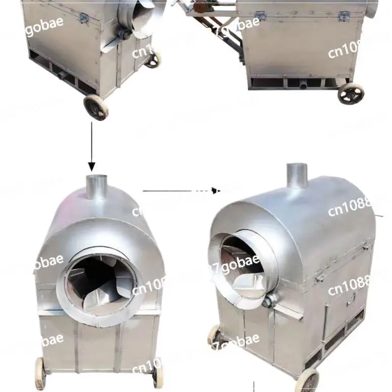 

40 pound stir-fry machine fully automatic new fry melon seed frying machine small