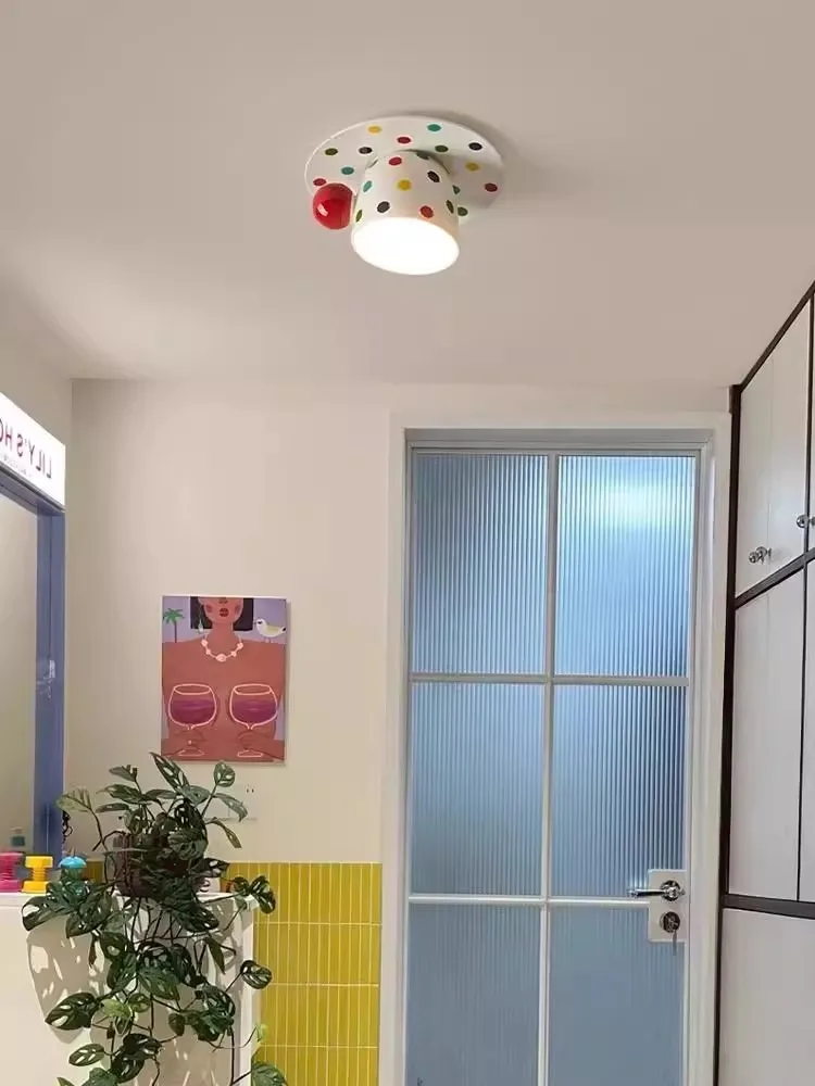 BoDian Cute Creative Embedded Tube Light Ceramic Coffee Cup Advanced Entrance Light Dessert Shop Lighting Home Light