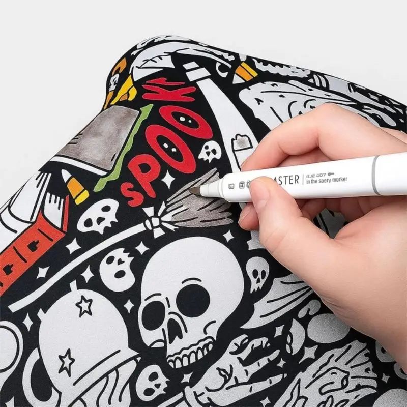 

DIY Coloring Blanket Set with 12 Markers 50 × 60in,Color Your Own Throw Blanket,Coloring Washable Blankets Art Projects A2UB