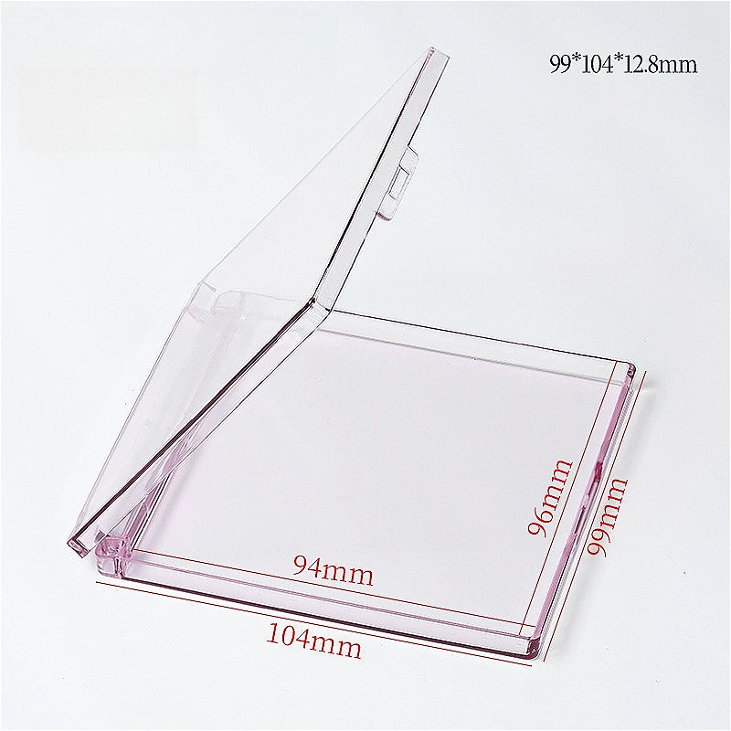 

10PCS Clear Storage Box for Eyelash & Press On Nails, Transparent Organizer Container with Separate Grids