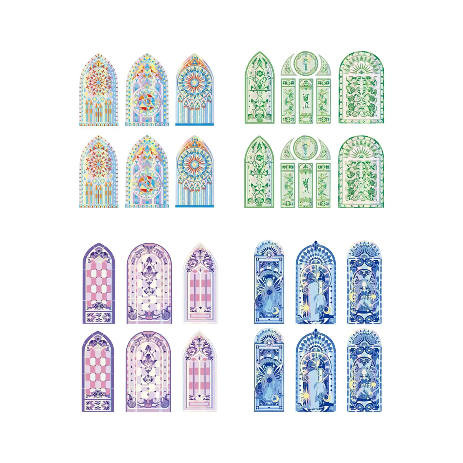 Journaling Window Stickers for Scrapbook and Collage Projects Featuring Pet Designs