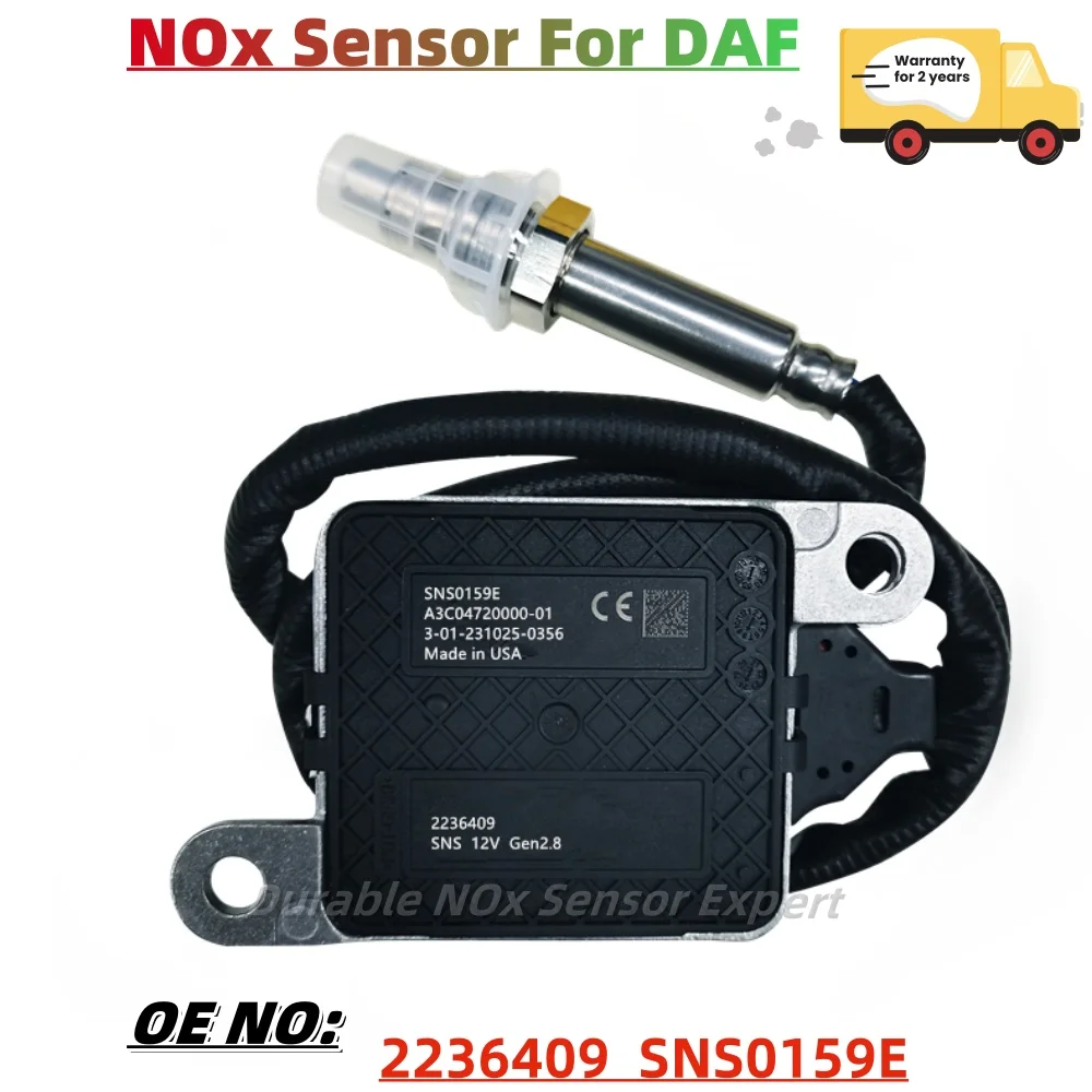 2236409 2236409PE 2236409PEX Inlet Nox Sensor Nitrogen Oxygen Sensor For MX13 PACCAR Engine
