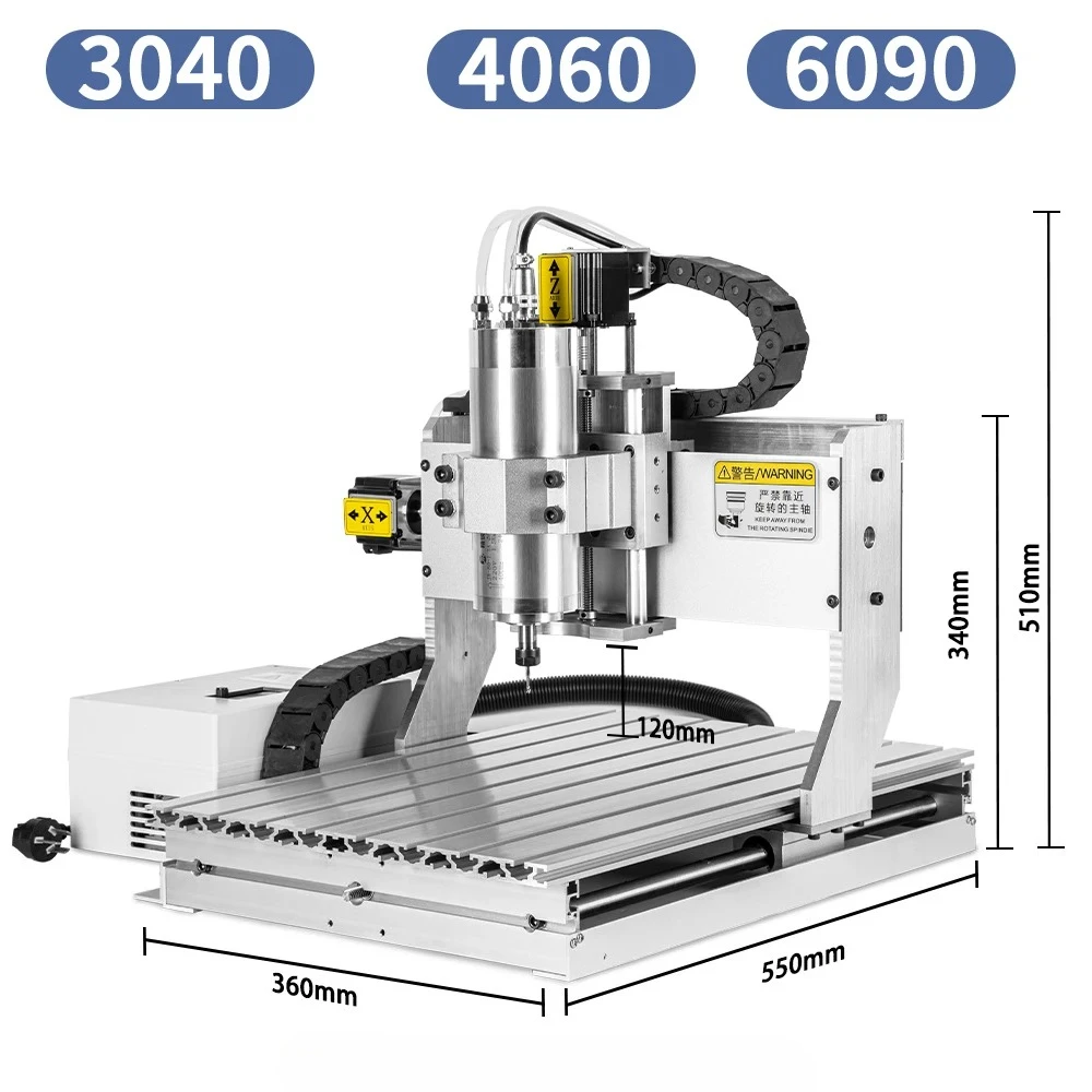 Engraving CNC Router PCB Engraving Drilling and Milling Machine 220V 110V Jomesun CNC Machine 3040 4060 6090 1212  3/ 4Axis