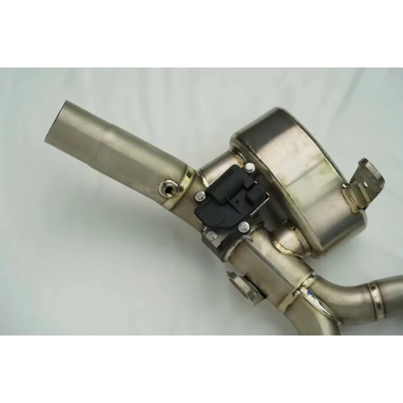 Forged Exhaust System For MotorcycleSuitable For  1300Gs Custom Silver Titanium Alloy Exhaust Head Motorcycle With Electr