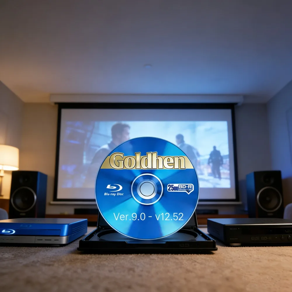 Ultimate GoldHEN for Ps4 Jailbreak Disc V9.0–12.52 Bootable Eject Payload 1-Click Boot Tool 13.0-13.02 Jailbreak Disc
