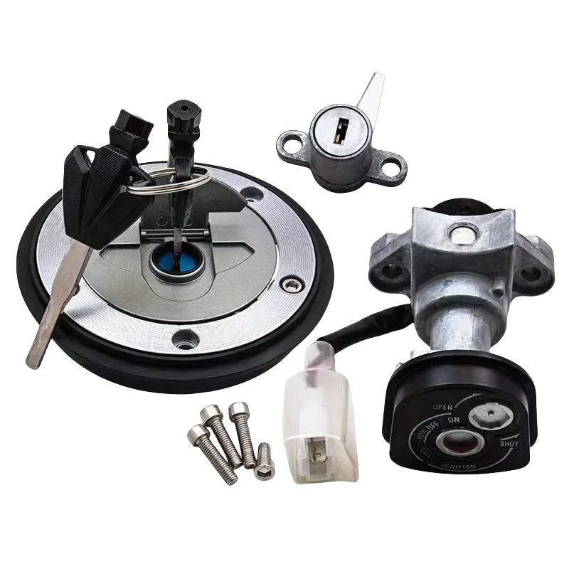 Motorcycle Ignition Switch and Fuel Tank Caps Lock Keys for Yamaha  MT15  mt15  Ignition Switch Fuel Gas Cap Steering Lock Set