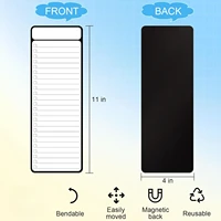2/4 Pcs Magnetic Whiteboard to-do Board Multifunctional Weekly planner, Household Chore chart, dry-erase Kitchen Planning Board 2
