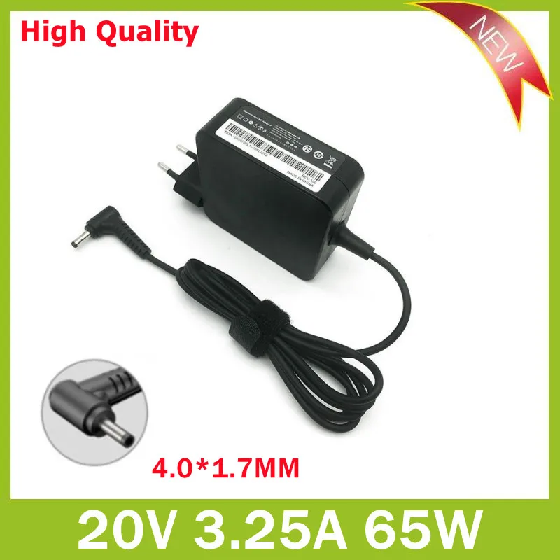 

20V 3.25A 65W 4.0*1.7mm AC Laptop Charger For Lenovo IdeaPad 330s 320 100-15 B50-10 YOGA 710 510-14ISK Redmibook 14 13 Adapter