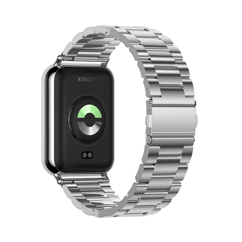 Correa de acero inoxidable para Xiaomi Mi Band 8 Pro, pulsera de Metal para reloj inteligente, correa de repuesto para Mi 8 Pro, accesorios