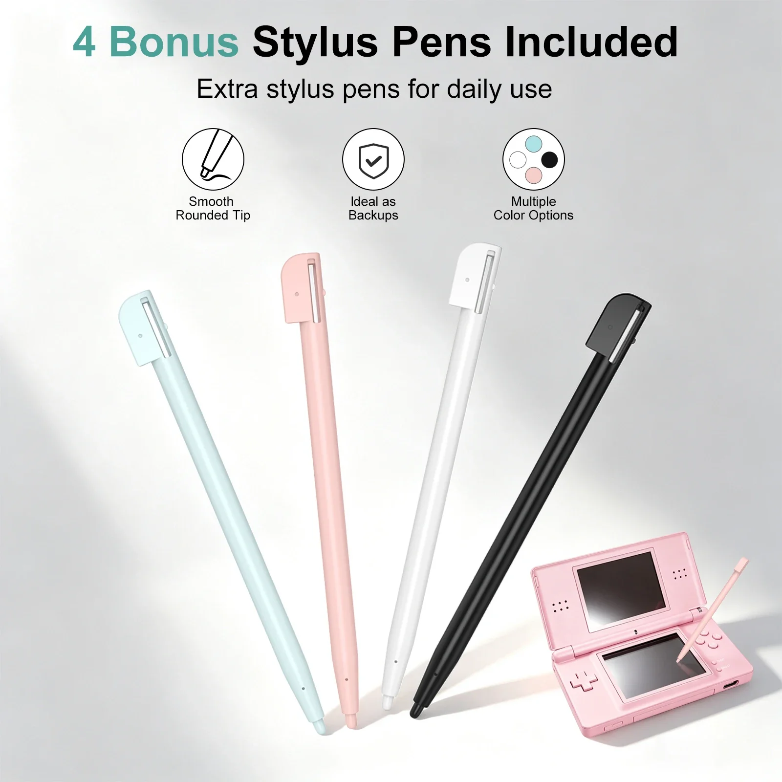 4Pcs Multiple Colors Touch Stylus Pens For Nintend DS Lite Console Touch Screen Pen For Nintend DS Lite Pencil Game Accessories view 6