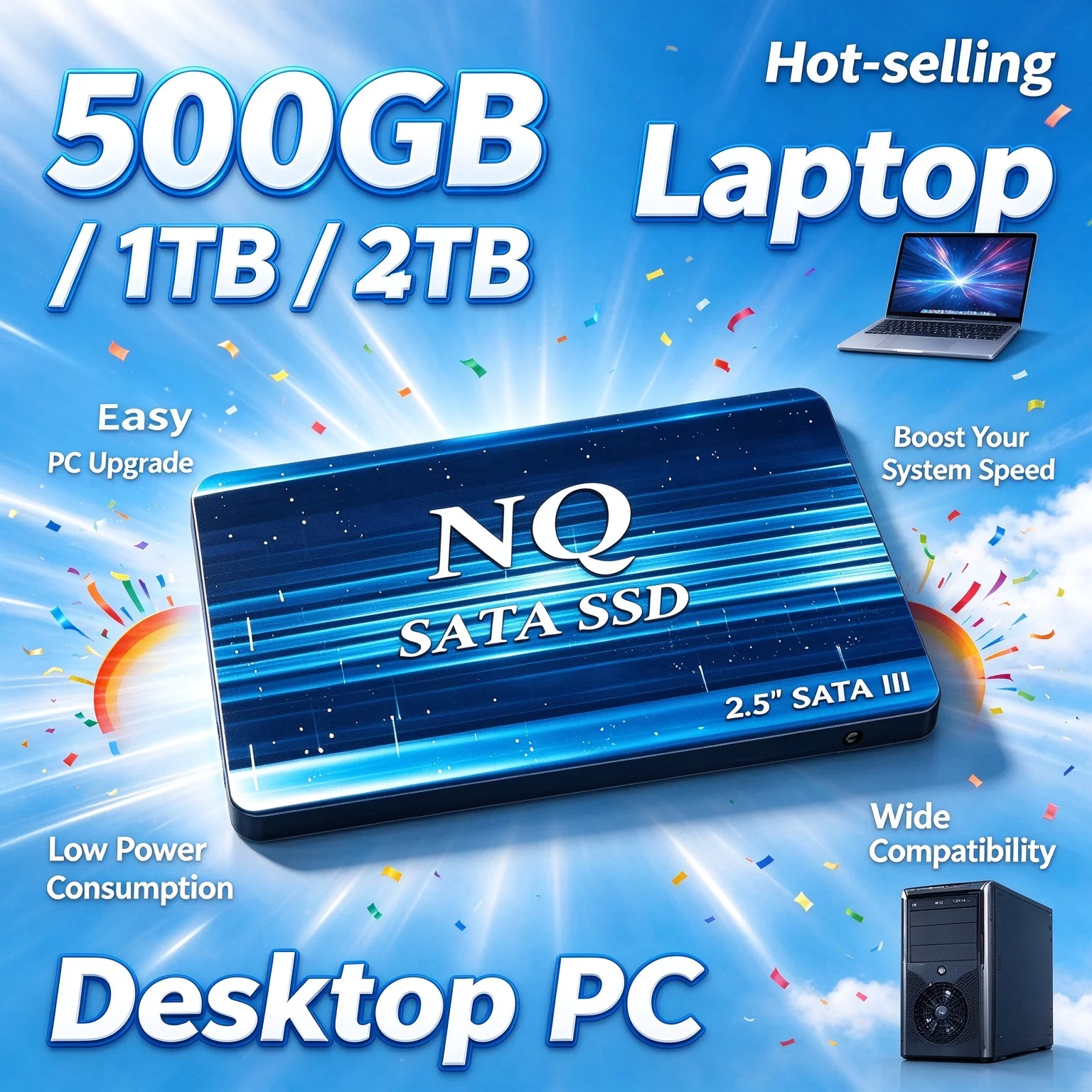Ssd 500Gb - NQ 2.5 Inch SSD 500GB 1TB