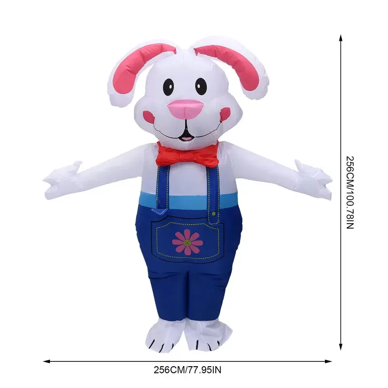 Sky02 Pascua lindo conejito Cosplay disfraz inflable adulto Air Blow-up fiesta disfraces88Li #