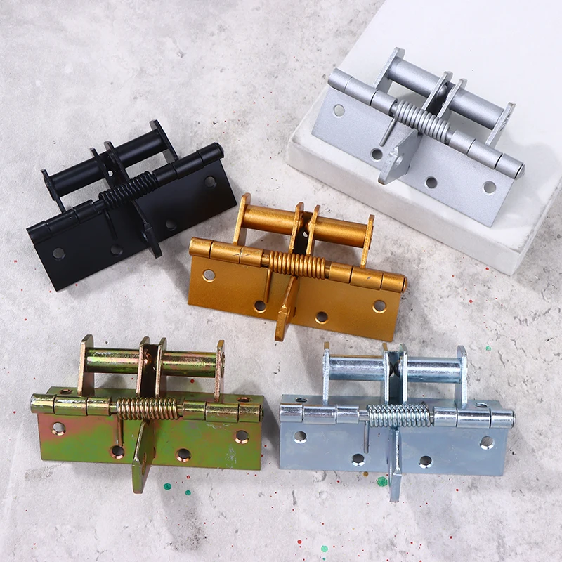 บานพับประตูอัตโนมัติแบบปิดเอง 1 ชิ้น - สปริงปิดประตูอเนกประสงค์แบบถอดได้ อุปกรณ์เสริมสำหรับจัดตำแหน่งฮาร์ดแวร์เฟอร์นิเจอร์