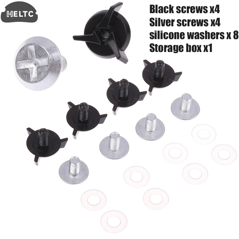 8Pcs Screws Motocross Hat Accessories Screws Special Screw For Off Roads Helmet Aluminum Helmet Visor Screws With Storage Box