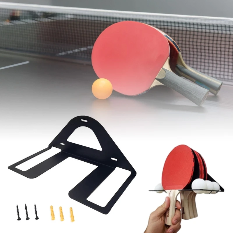 Pingpong-Paddel-Aufbewahrungsregal, wandmontierter Tischtennisschläger-Display-Halter, wandhängender Tischtennisschläger-Halter