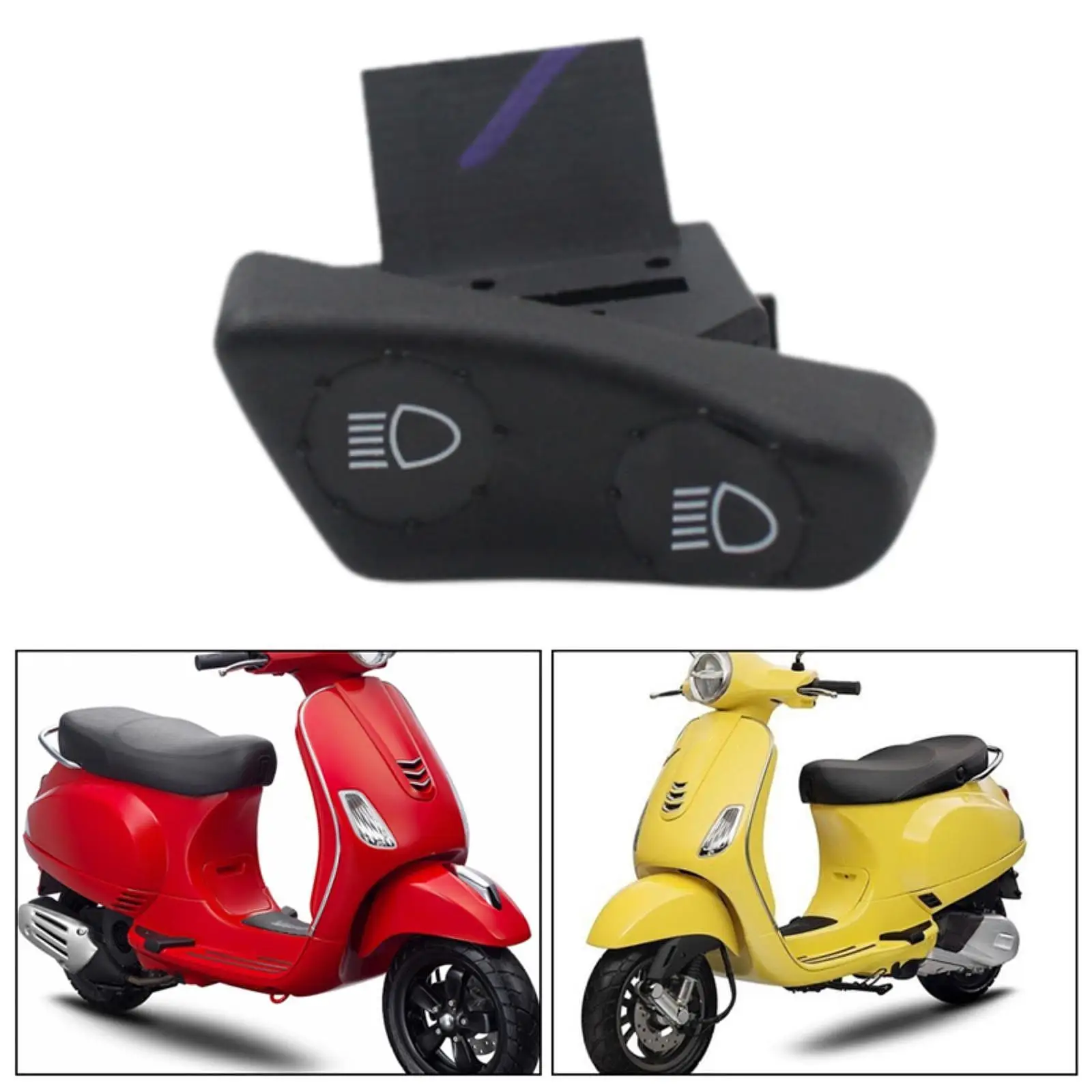 High Low Beam Switch Button 294877 Portable Replacement for Vespa ET2