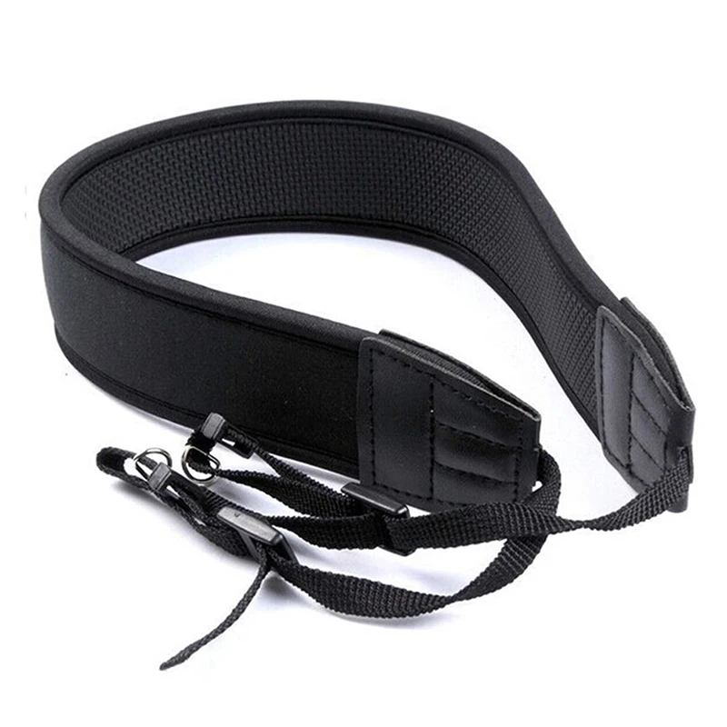 Neck Shoulder Strap Sling Belt Universal Camera Shoulder Neck Straps Adjustable Thick Anti-slip Black Straps for Digital Camera