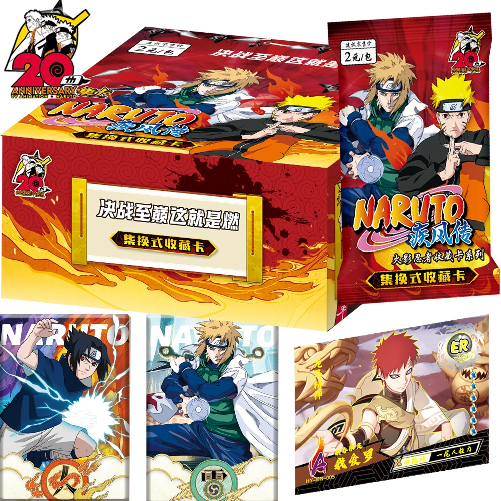 

Japanese Anime Naruto Collection Card Classic Youth Comics The Path of Ninja Growth Popular Character Portrait Card Kid Toy Gift